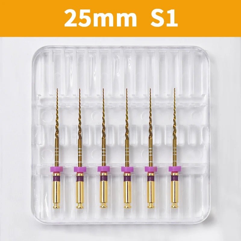 Dentistry Supplies & Equipment Nickel titanium flexible files 21/25 mm Picture of 25 mm S1 Set (6 pieces)