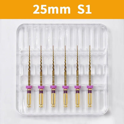 Dentistry Supplies & Equipment Nickel titanium flexible files 21/25 mm Picture of 25 mm S1 Set (6 pieces)