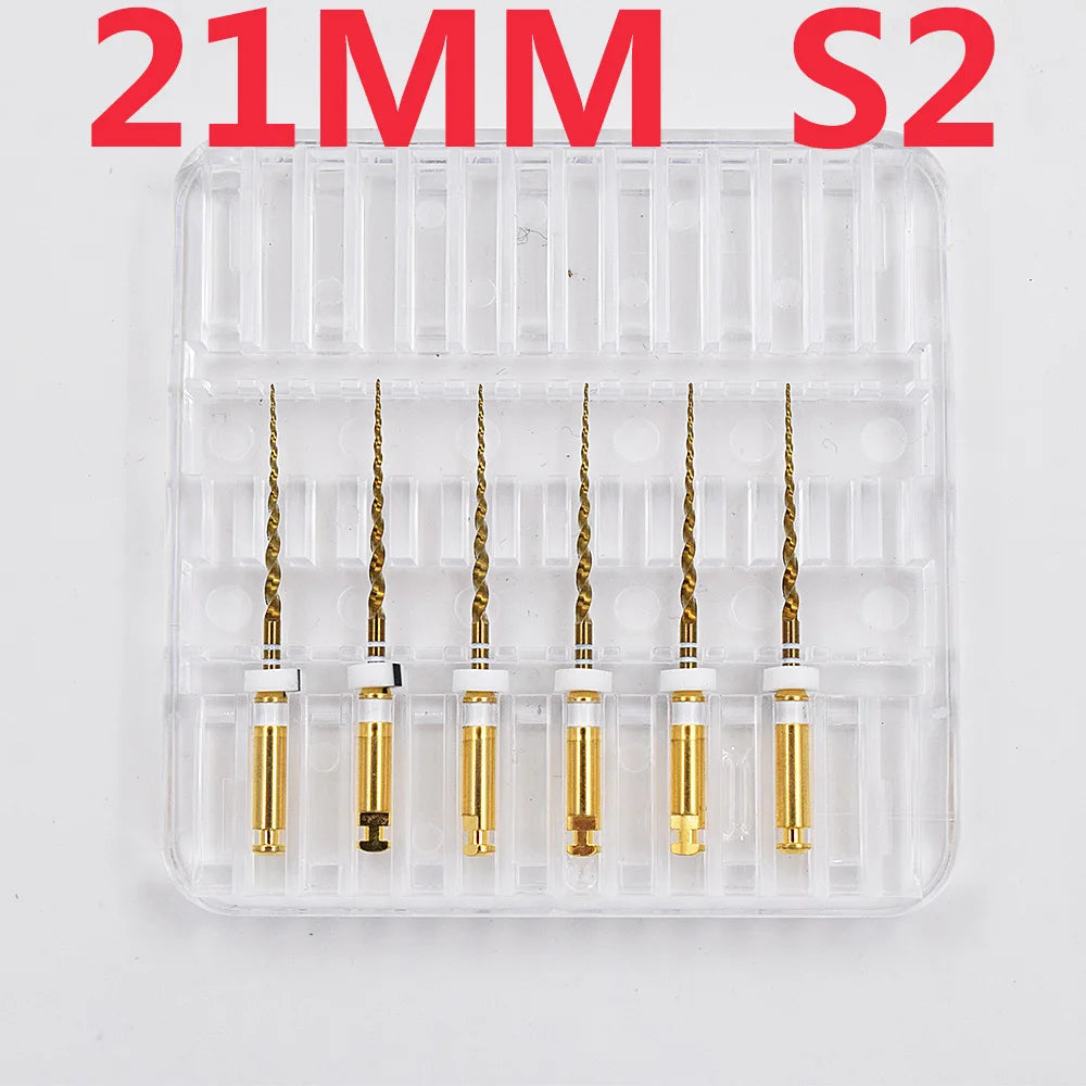 Dentistry Supplies & Equipment Nickel titanium flexible files 21/25 mm Picture of 21 mm S2 Set (6 pieces)