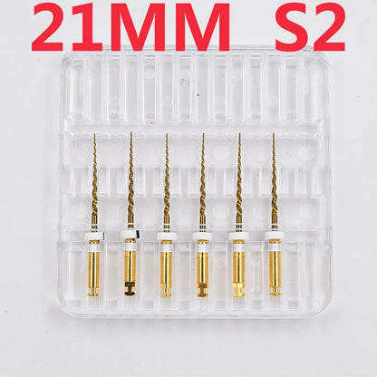 Dentistry Supplies & Equipment Nickel titanium flexible files 21/25 mm Picture of 21 mm S2 Set (6 pieces)