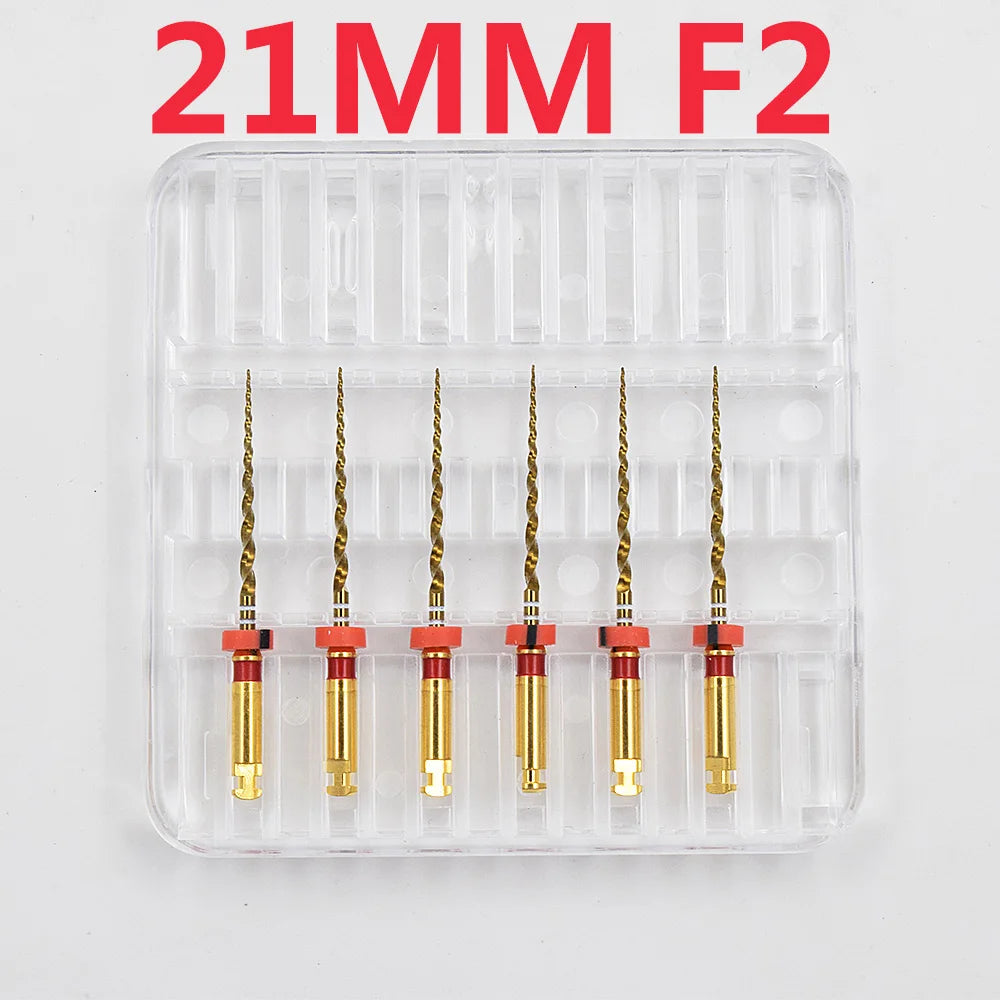 Dentistry Supplies & Equipment Nickel titanium flexible files 21/25 mm Picture of 21 mm F2 Set (6 pieces)