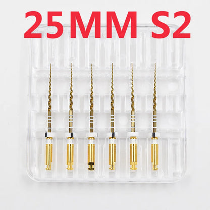 Dentistry Supplies & Equipment Nickel titanium flexible files 21/25 mm Picture of 25 mm S2 Set (6 pieces)
