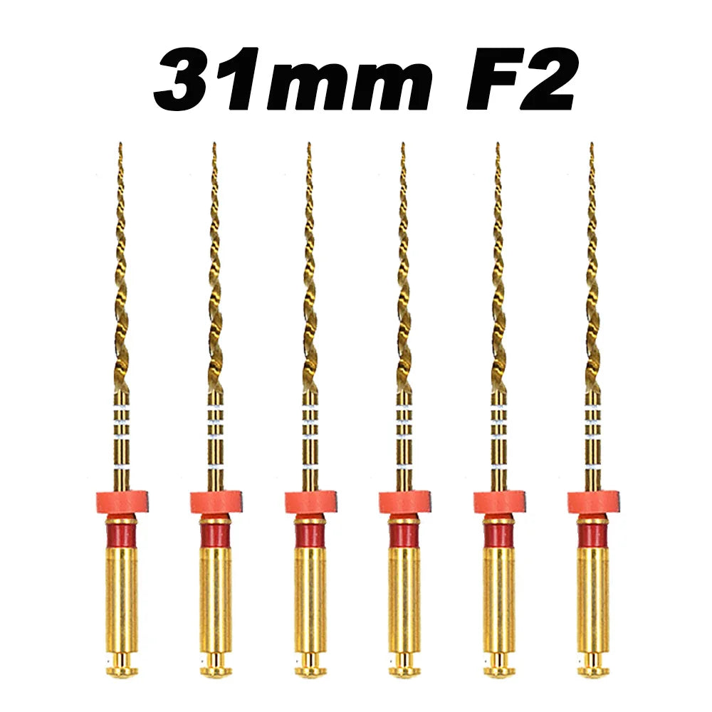 Dentistry Supplies & Equipment Nickel titanium flexible files 19/31 mm Picture of 31 mm F2 Set (6 pieces)