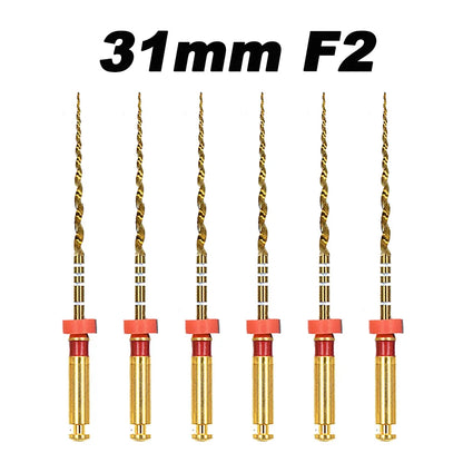 Dentistry Supplies & Equipment Nickel titanium flexible files 19/31 mm Picture of 31 mm F2 Set (6 pieces)