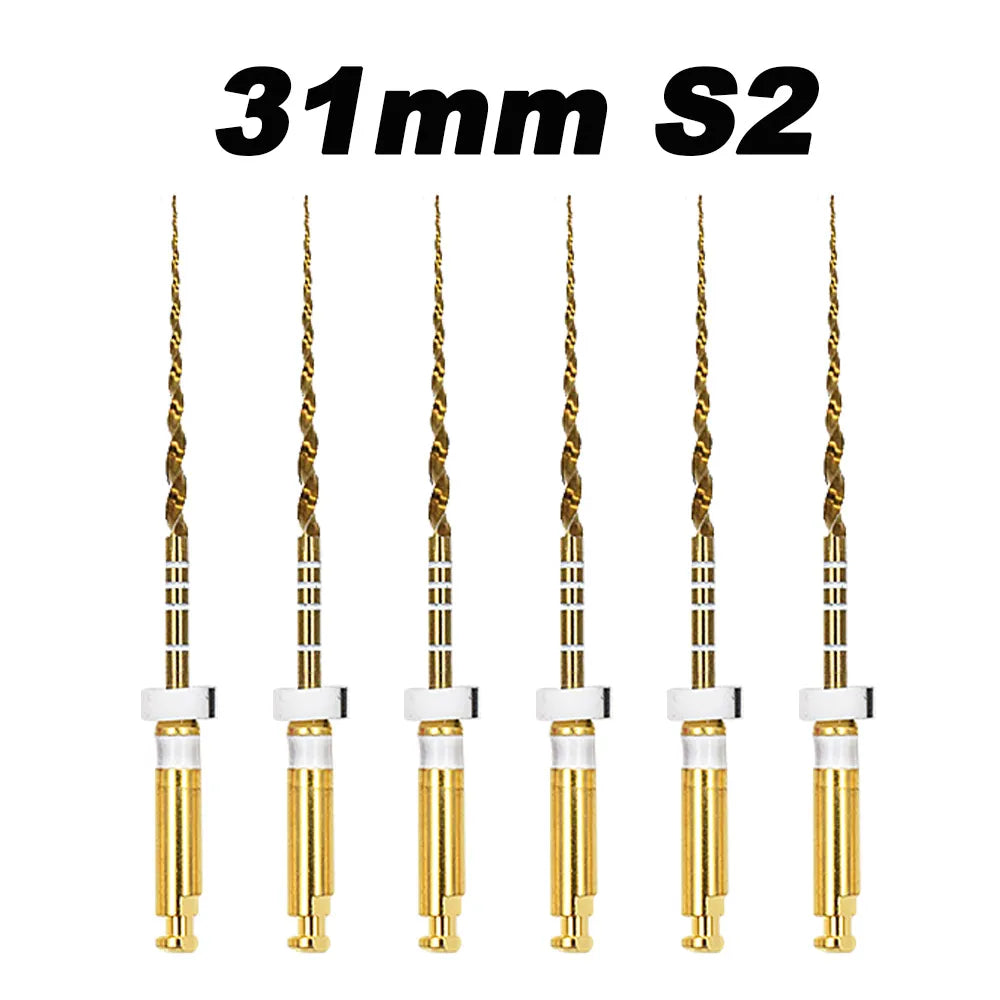 Dentistry Supplies & Equipment Nickel titanium flexible files 19/31 mm Picture of 31 mm S2 Set (6 pieces)