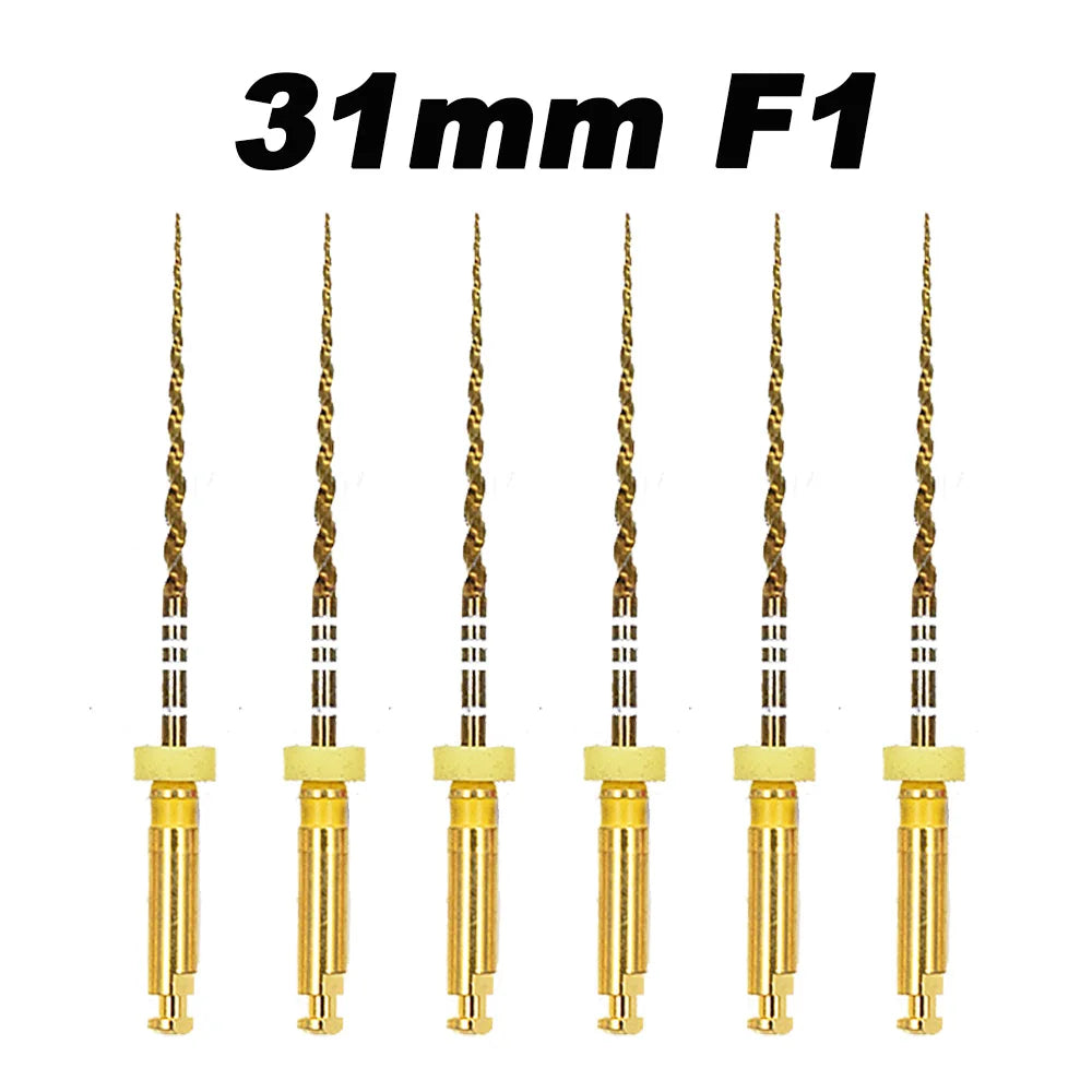 Dentistry Supplies & Equipment Nickel titanium flexible files 19/31 mm Picture of 31 mm F1 Set (6 pieces)