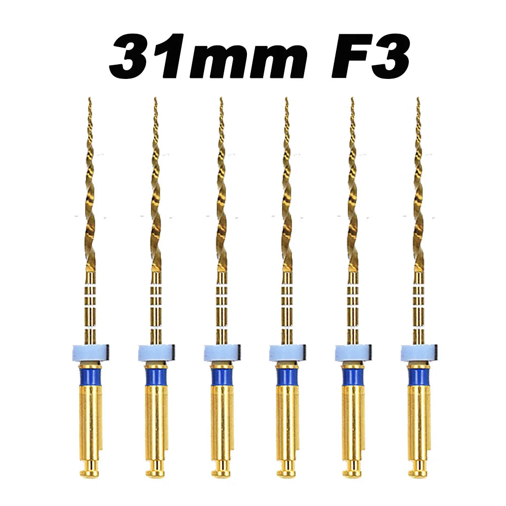 Dentistry Supplies & Equipment Nickel titanium flexible files 19/31 mm Picture of 31 mm F3 Set (6 pieces)