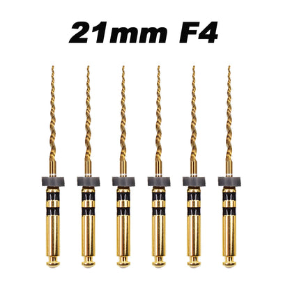 Dentistry Supplies & Equipment Nickel titanium flexible files 21/25 mm Picture of 21 mm F4 Set (6 pieces)