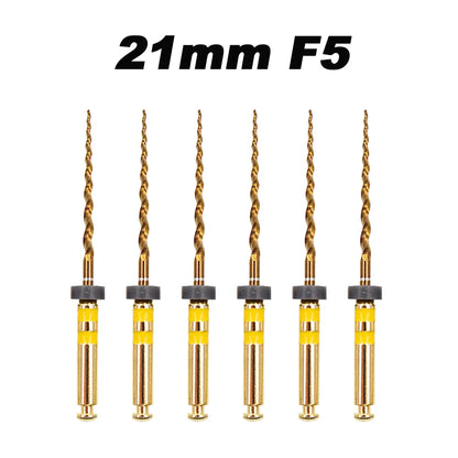 Dentistry Supplies & Equipment Nickel titanium flexible files 21/25 mm Picture of 21 mm F5 Set (6 pieces)