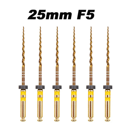 Dentistry Supplies & Equipment Nickel titanium flexible files 21/25 mm Picture of 25 mm F5 Set (6 pieces)