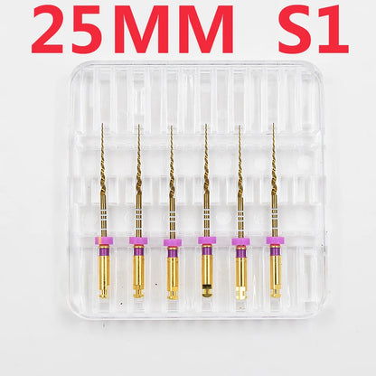 Dentistry Supplies & Equipment Nickel titanium flexible files 21/25 mm Picture of 25 mm S1 Set (6 pieces)