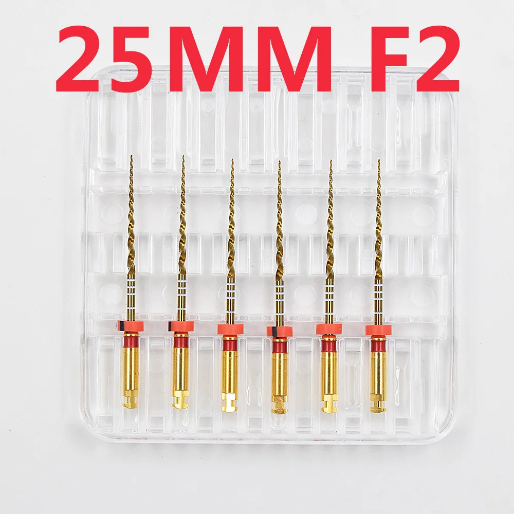 Dentistry Supplies & Equipment Nickel titanium flexible files 21/25 mm Picture of 25 mm F2 Set (6 pieces)