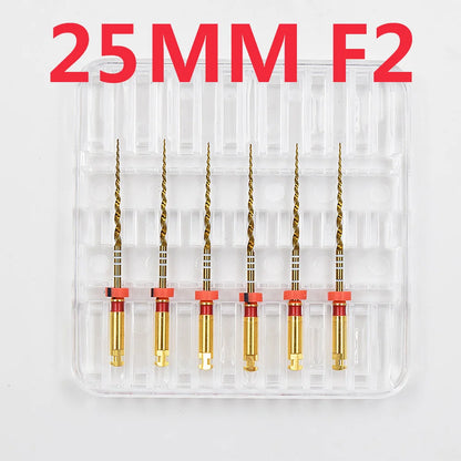 Dentistry Supplies & Equipment Nickel titanium flexible files 21/25 mm Picture of 25 mm F2 Set (6 pieces)