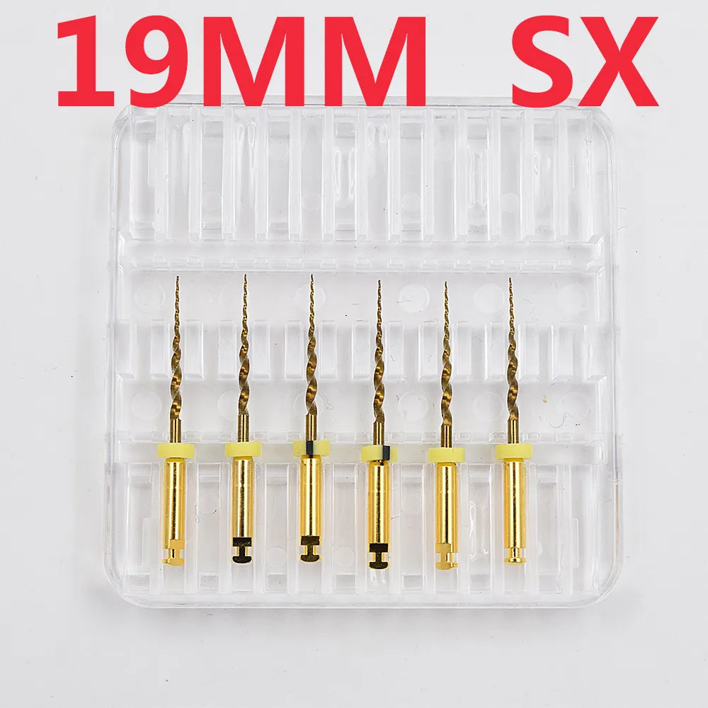 Dentistry Supplies & Equipment Nickel titanium flexible files 19/31 mm Picture of 19 mm SX Set (6 pieces)