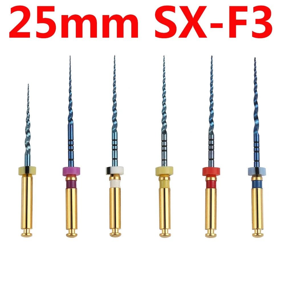 Dentistry Supplies & Equipment Orthodontic Blue Endodontic Files: Easy Facts and Uses 25 mm SX-F3
