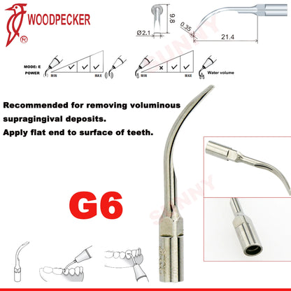 Dentistry Supplies & Equipment Scaler Tips Ultrasonic Tooth Cleaning
(Picture of G6 Piece Offers + sizes and Detail)