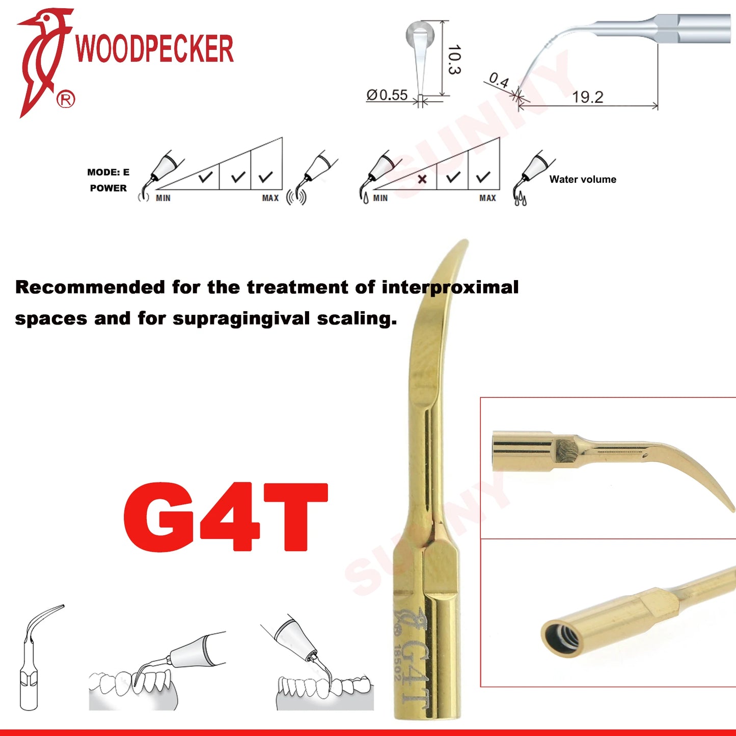 Dentistry Supplies & Equipment Scaler Tips Ultrasonic Tooth Cleaning
(Picture of G4T Piece Offers + sizes and Detail)