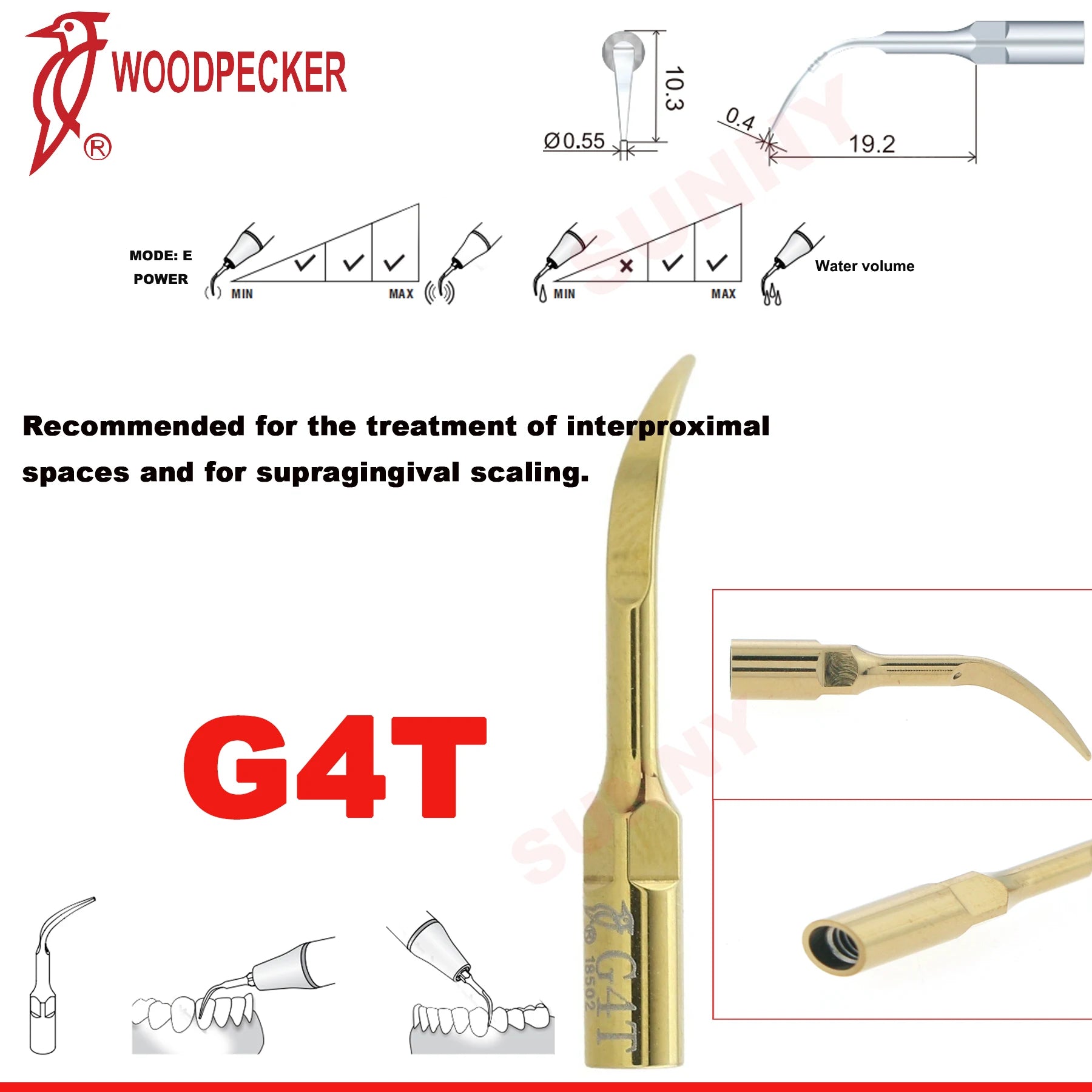 Dentistry Supplies & Equipment Scaler Tips Ultrasonic Tooth Cleaning
(Picture of G4T Piece Offers + sizes and Detail)