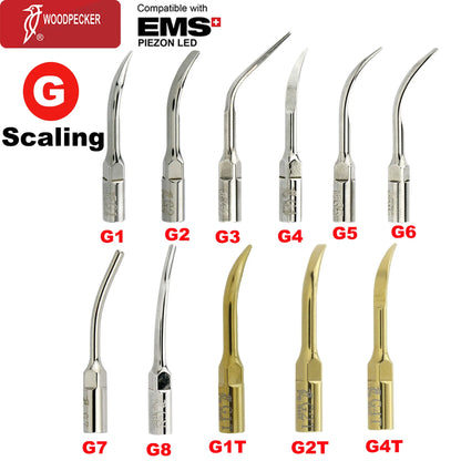 Dentistry Supplies & Equipment Scaler Tips Ultrasonic Tooth Cleaning
(Picture of G series tips)