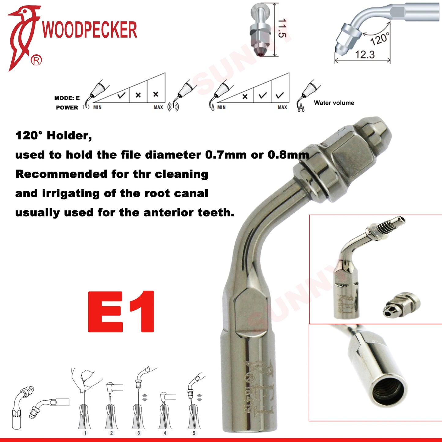 Dentistry Supplies & Equipment Scaler Tips Ultrasonic Tooth Cleaning
(Picture of E1 Piece Offers + sizes and Detail)