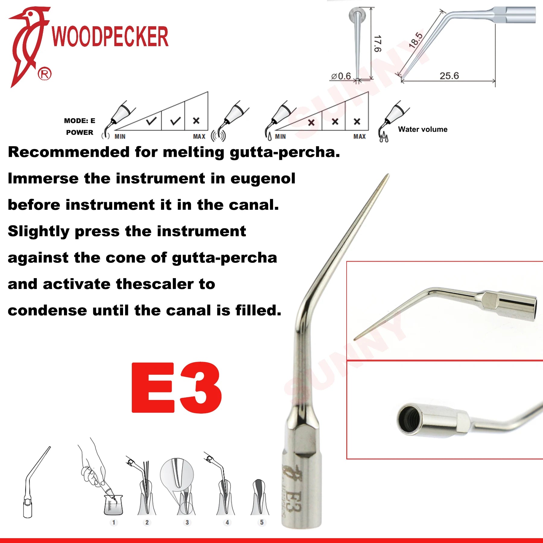 Dentistry Supplies & Equipment Scaler Tips Ultrasonic Tooth Cleaning
(Picture of E3 Piece Offers + sizes and Detail)