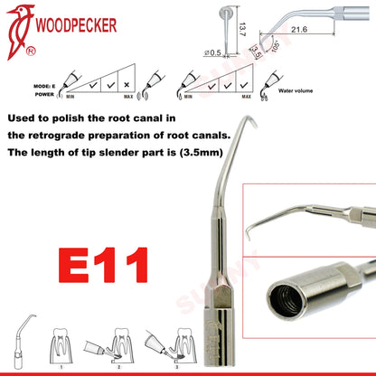 Dentistry Supplies & Equipment Scaler Tips Ultrasonic Tooth Cleaning
(Picture of E11 Piece Offers + sizes and Detail)
