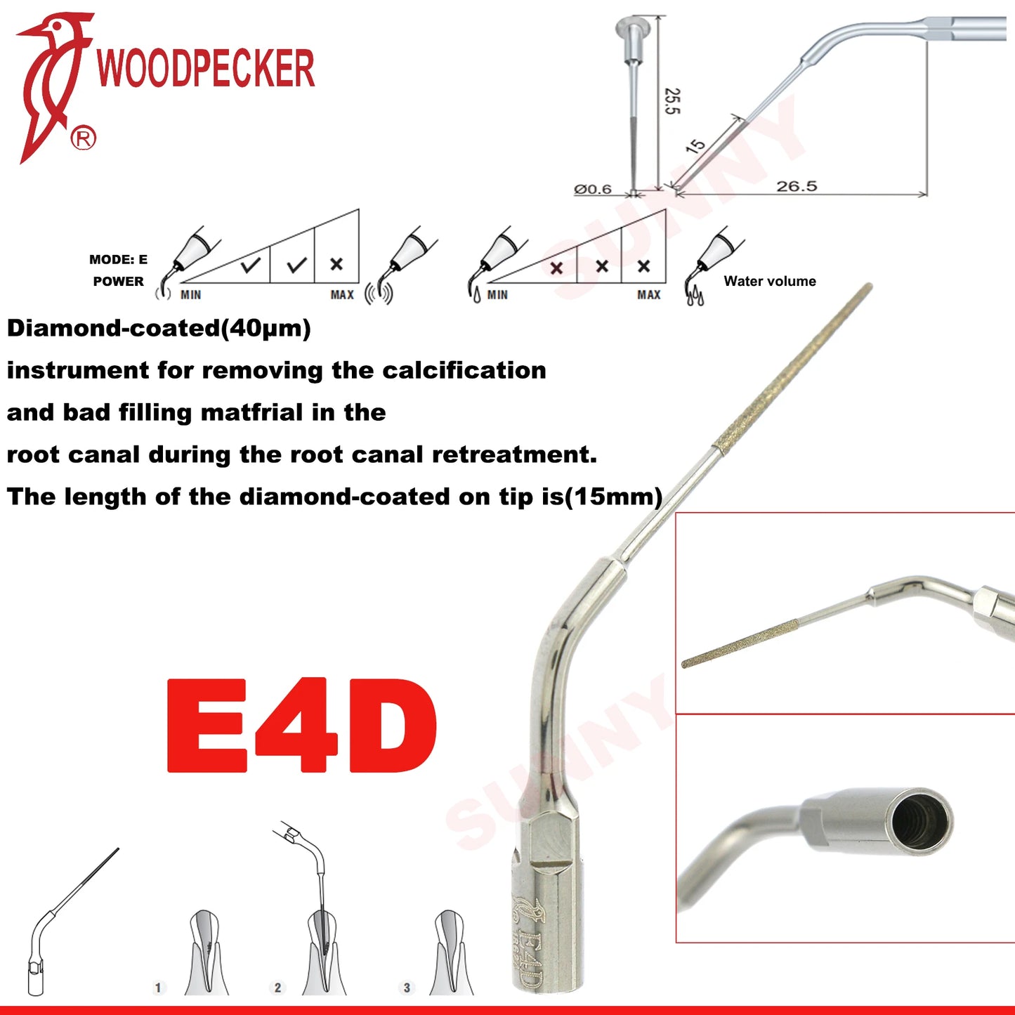 Dentistry Supplies & Equipment Scaler Tips Ultrasonic Tooth Cleaning
(Picture of E4D Piece Offers + sizes and Detail)