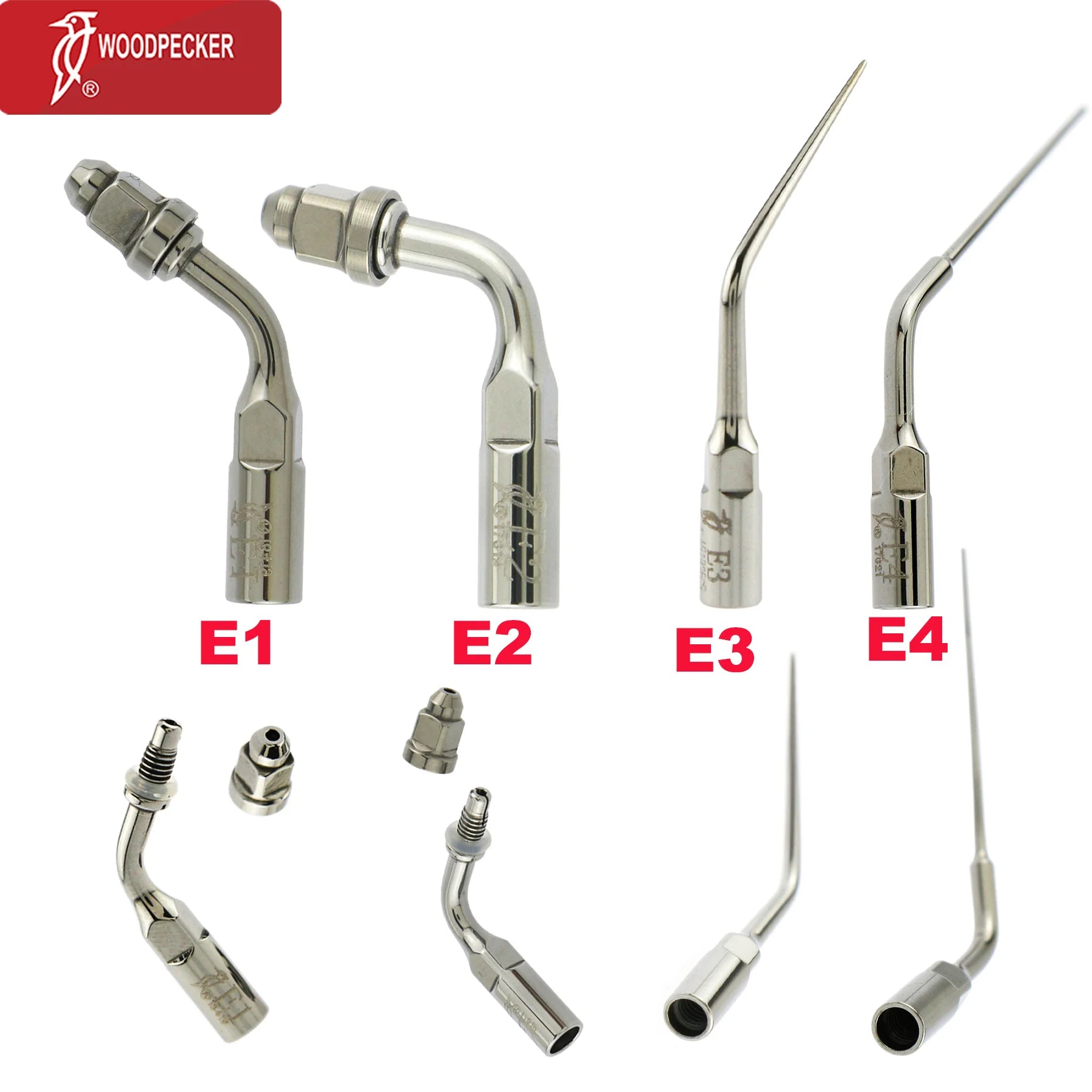Dentistry Supplies & Equipment Scaler Tips Ultrasonic Tooth Cleaning
(Picture of E series tips)
