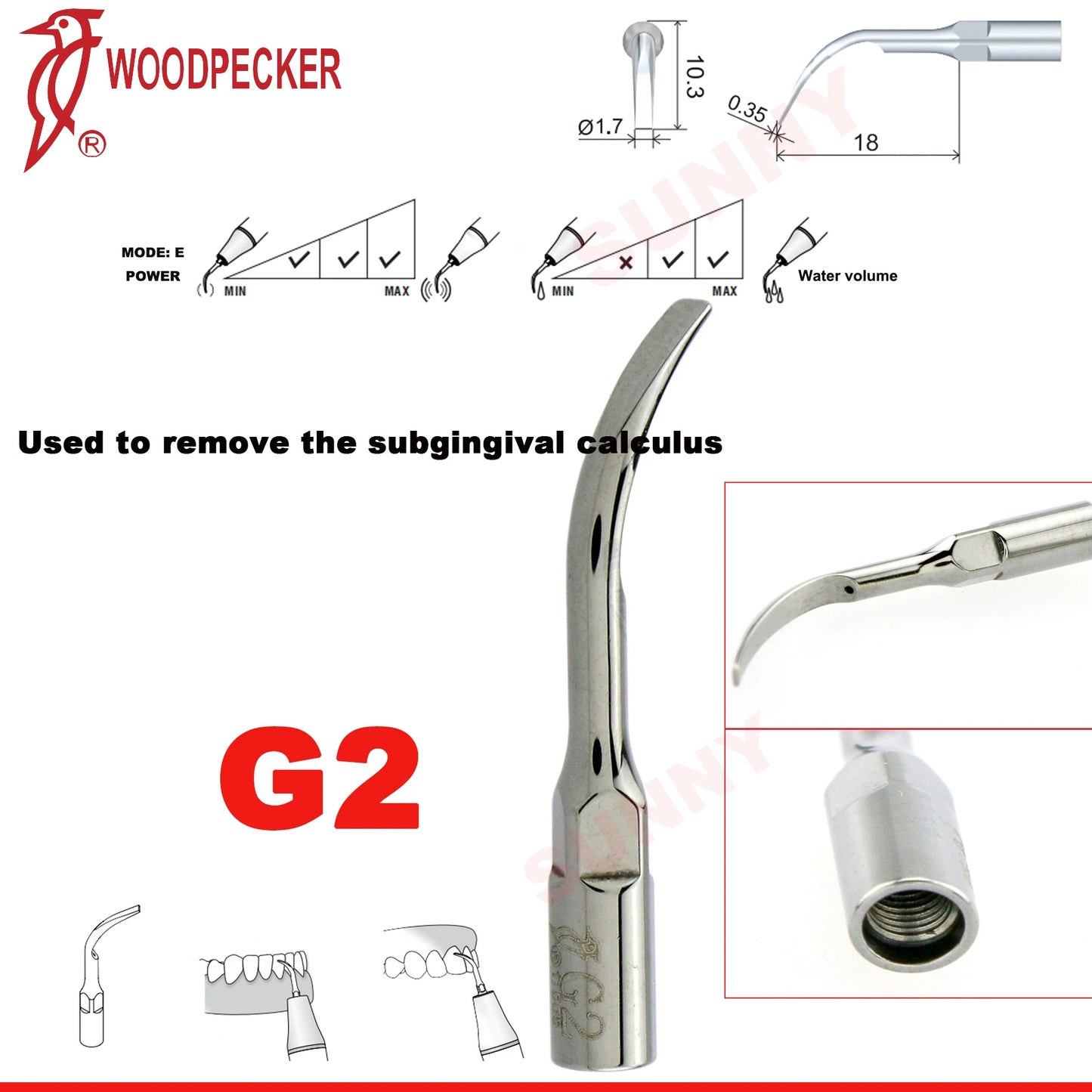 Dentistry Supplies & Equipment Scaler Tips Ultrasonic Tooth Cleaning
(Picture of G2 Piece Offers + sizes and Detail)
