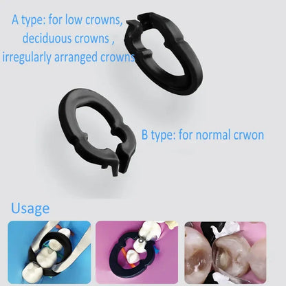Dentistry Supplies Equipment Sectional Matrix System Resin Clamping A Type for low crowns, B Type A:  for normal crown