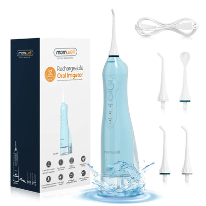 Dentistry Supplies & Equipment Smile Bright: Portable USB Water Teeth Flosser (Blue Sky Colour Offers, USB cable, Box, Etc.)