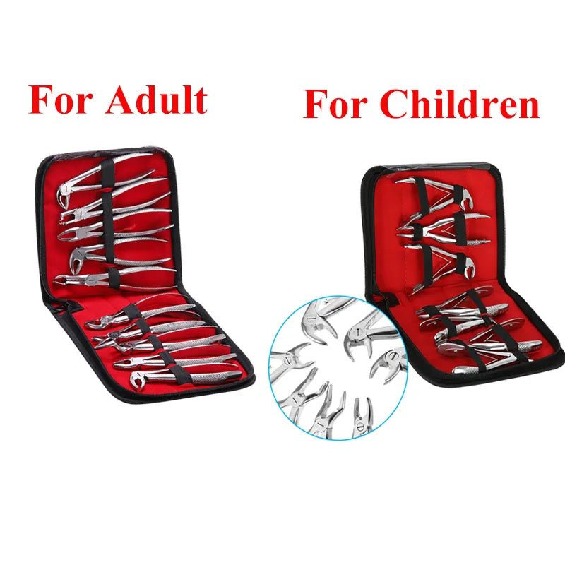 Dentistry Supplies & Equipment Tooth Extraction Forceps Set: Complete Pliers Kit