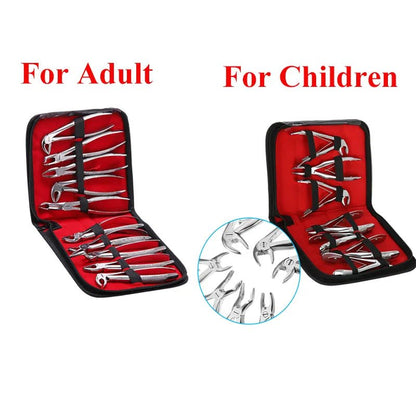 Dentistry Supplies & Equipment Tooth Extraction Forceps Set: Complete Pliers Kit
