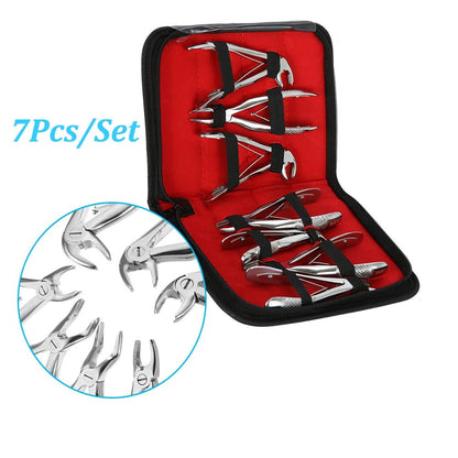 Dentistry Supplies & Equipment Tooth Extraction Forceps Set: Complete Pliers Kit