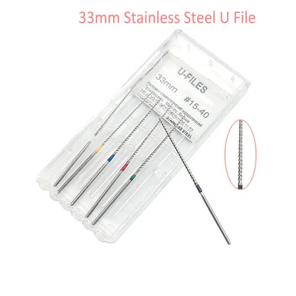 Dentistry Supplies & Equipment U Root Canal Files Stainless 33 mm (6 pieces)/bag Offers