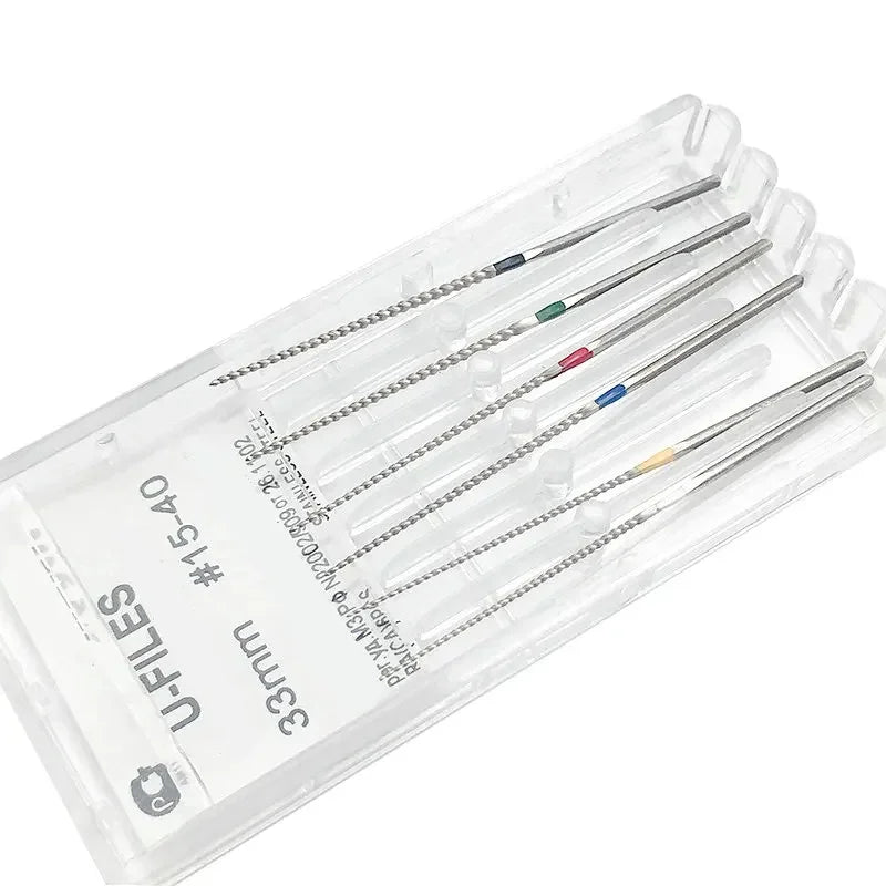 Dentistry Supplies & Equipment U Root Canal Files Stainless 33 mm (6 pieces)/bag Offers