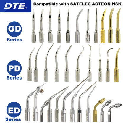 Dentistry Supplies & Equipment Ultrasonic Tooth Cleaning - All Woodpecker DTE Series GD, PD and ED shown on the picture