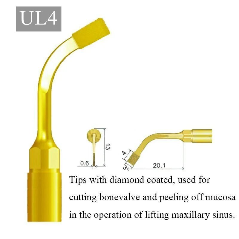 Dentistry Supplies & Equipment Ultrasonic VVDental Piezo Surgery Tip (Picture of UL4 piece Offers + details)
