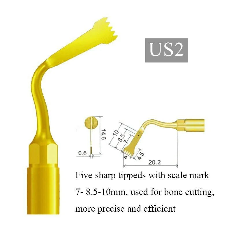 Dentistry Supplies & Equipment Ultrasonic VVDental Piezo Surgery Tip (Picture of US2 piece Offers + details)