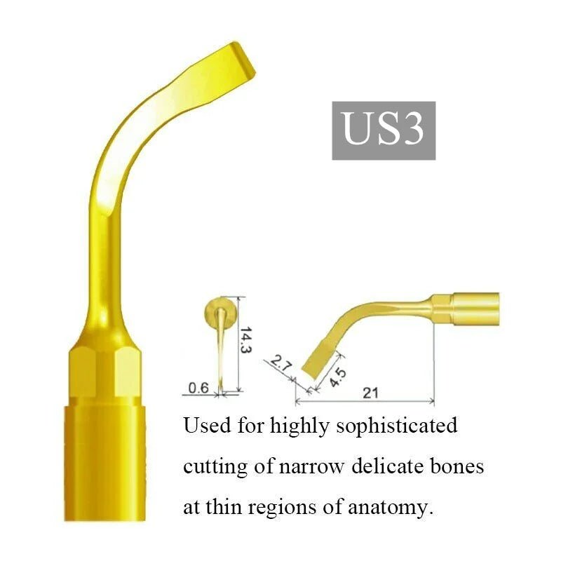 Dentistry Supplies & Equipment Ultrasonic VVDental Piezo Surgery Tip (Picture of US3 piece Offers + details)