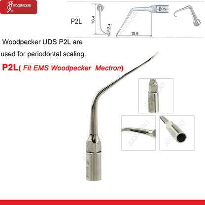 Dentistry Supplies & Equipment Woodpecker Dental Ultrasonic Scaler Build In UDS N2/N3 Scaler Tips (Picture of Scaler Tip Set P2L (Fit EMS Woodpecker Mectron) Offers + details +sizes)
