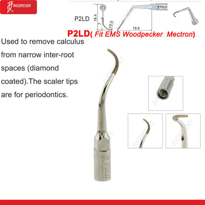 Dentistry Supplies & Equipment Woodpecker Dental Ultrasonic Scaler Build In UDS N2/N3 Scaler Tips (Picture of Scaler Tip Set P2LD (Fit EMS Woodpecker Mectron) Offers + details +sizes)