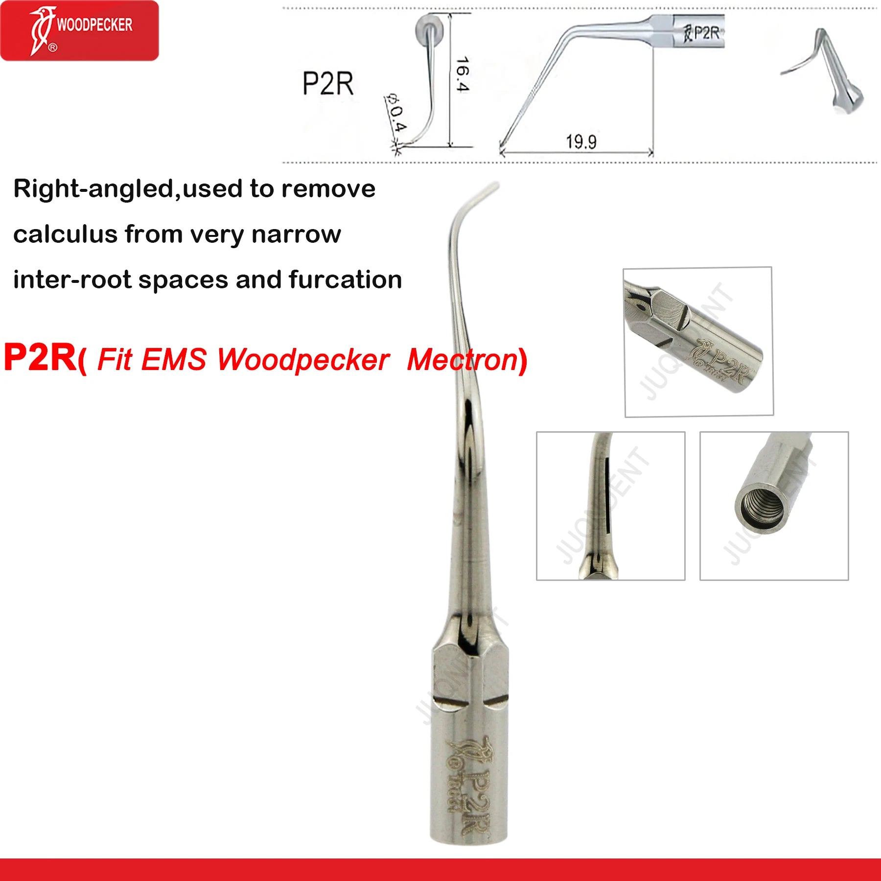 Dentistry Supplies & Equipment Woodpecker Dental Ultrasonic Scaler Build In UDS N2/N3 Scaler Tips (Picture of Scaler Tip Set P2R (Fit EMS Woodpecker Mectron) Offers + details +sizes)