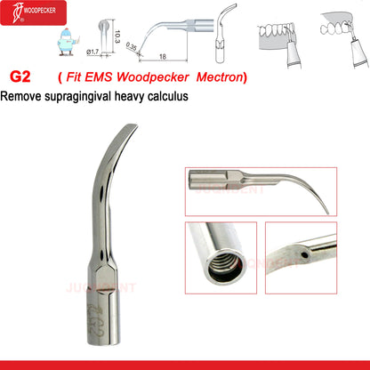 Dentistry Supplies & Equipment Woodpecker Dental Ultrasonic Scaler Build In UDS N2/N3 Scaler Tips (Picture of Scaler Tip Set G2 (Fit EMS Woodpecker Mectron) Offers + details +sizes)