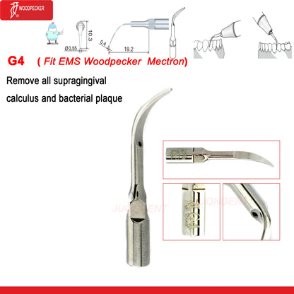 Dentistry Supplies & Equipment Woodpecker Dental Ultrasonic Scaler Build In UDS N2/N3 Scaler Tips (Picture of Scaler Tip Set G4 (Fit EMS Woodpecker Mectron) Offers + details +sizes)