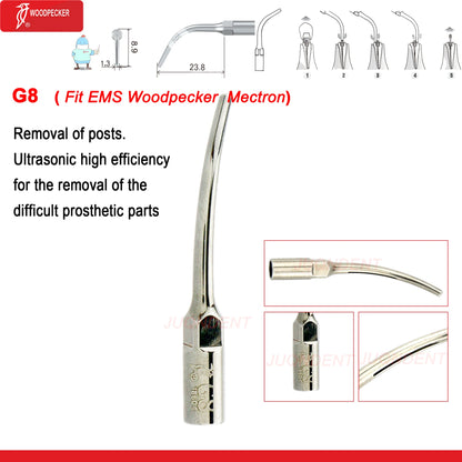 Dentistry Supplies & Equipment Woodpecker Dental Ultrasonic Scaler Build In UDS N2/N3 Scaler Tips (Picture of Scaler Tip Set G8 (Fit EMS Woodpecker Mectron) Offers + details +sizes)