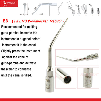 Dentistry Supplies & Equipment Woodpecker Dental Ultrasonic Scaler Build In UDS N2/N3 Scaler Tips (Picture of Scaler Tip Set E1 (Fit EMS Woodpecker Mectron) Offers + details +sizes)