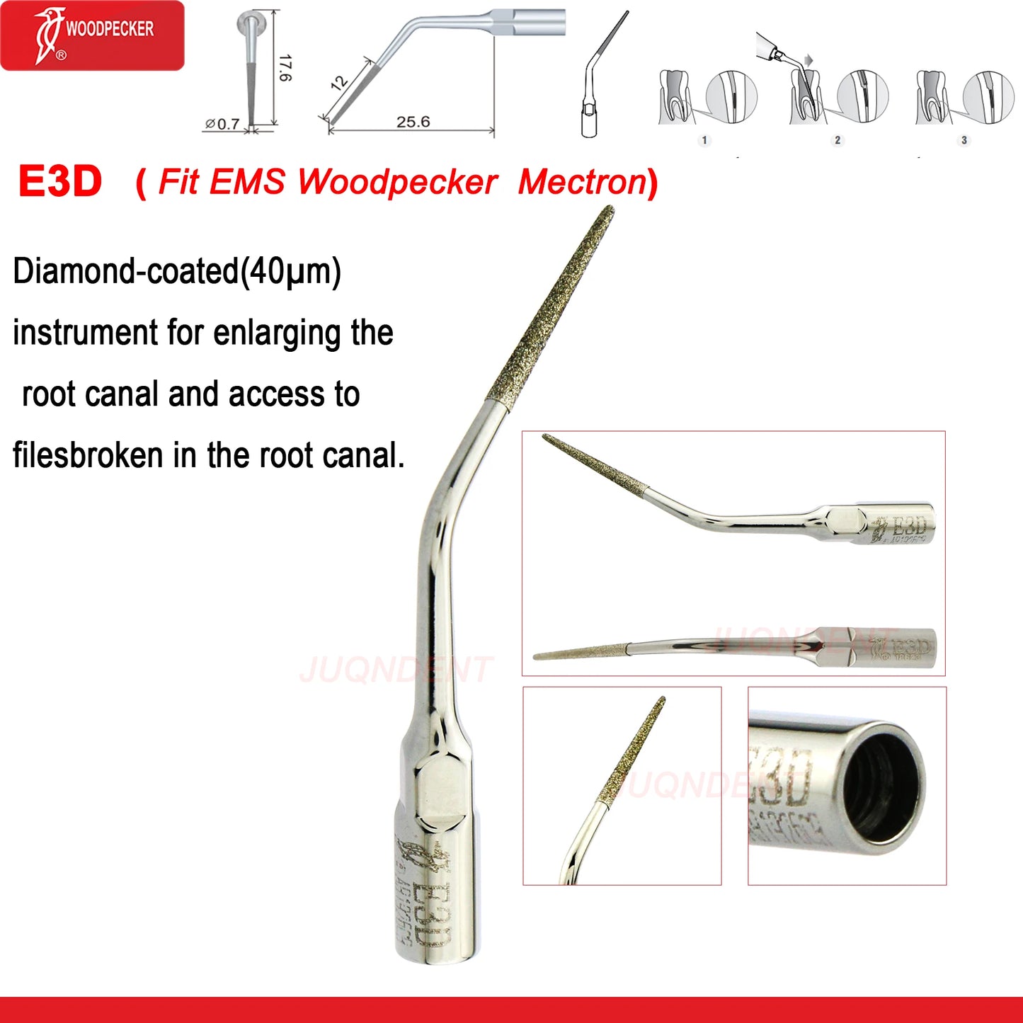 Dentistry Supplies & Equipment Woodpecker Dental Ultrasonic Scaler Build In UDS N2/N3 Scaler Tips (Picture of Scaler Tip Set E3D (Fit EMS Woodpecker Mectron) Offers + details +sizes)