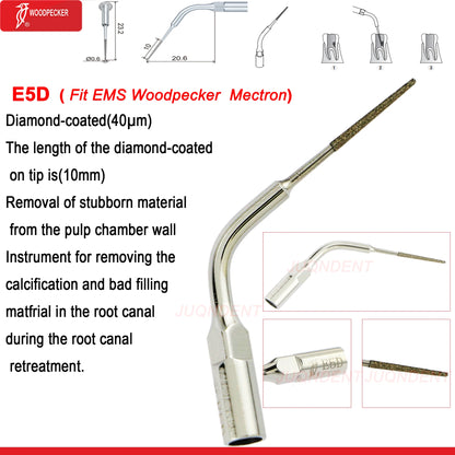 Dentistry Supplies & Equipment Woodpecker Dental Ultrasonic Scaler Build In UDS N2/N3 Scaler Tips (Picture of Scaler Tip Set E5D (Fit EMS Woodpecker Mectron) Offers + details +sizes)
