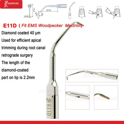 Dentistry Supplies & Equipment Woodpecker Dental Ultrasonic Scaler Build In UDS N2/N3 Scaler Tips (Picture of Scaler Tip Set E11D (Fit EMS Woodpecker Mectron) Offers + details +sizes)